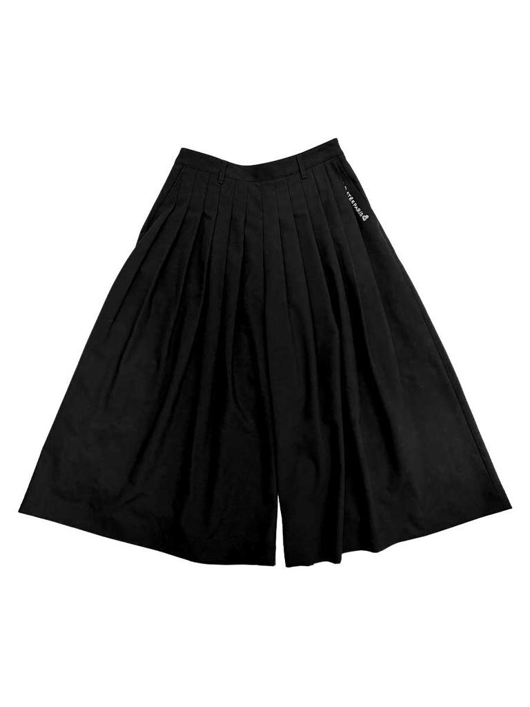 Debaseute Shell Print Pleated Pants Esfdvpt06Blk