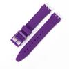 Silicone Sport Unisex Strap Classic Watch Band For Swatch Jelly Skin 19mm 17mm