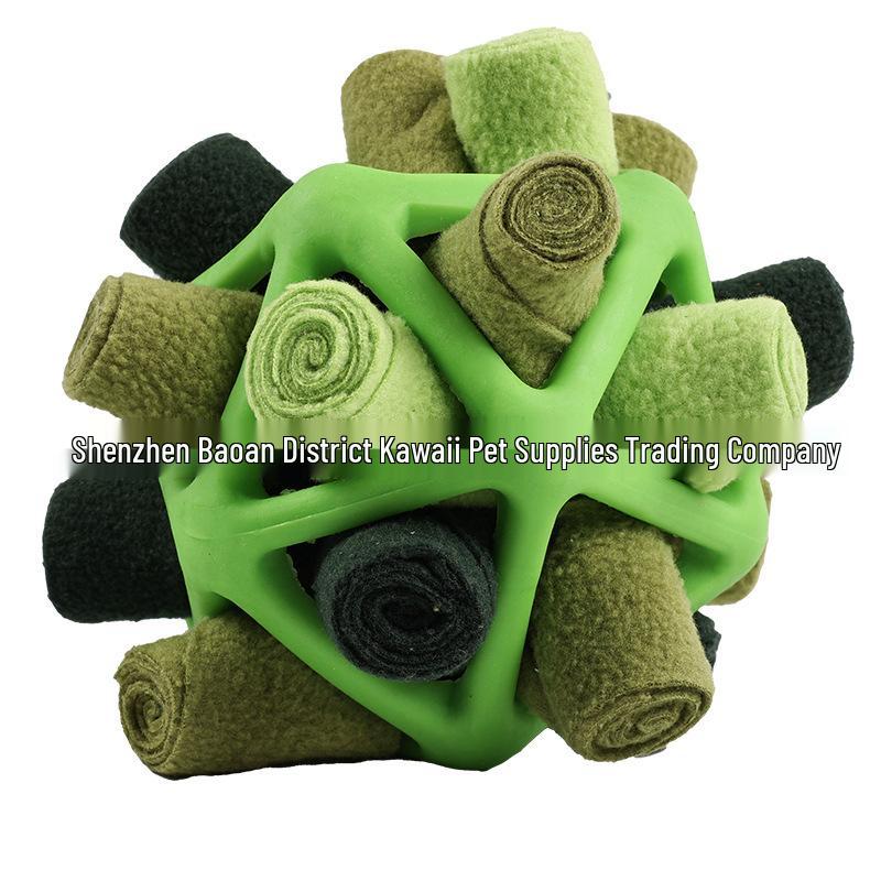 Interactive Dog Toy: Slow Feeder & Food Dispensing Ball