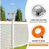 Solar-Powered Reflective Bird Deterrent  Garden & Property Protection  Noiseless, Weatherproof Woodpecker & Pigeon Repellent
