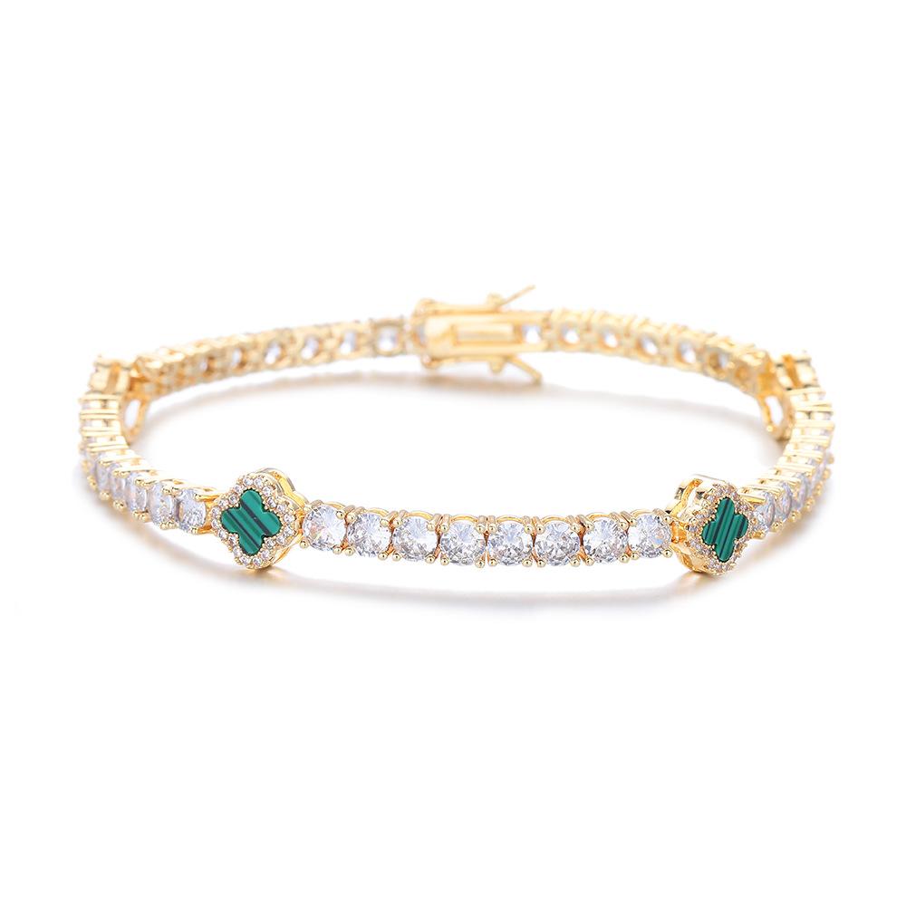 Women's Tennis Bracelet cz Necklace Elegant Clavicle Chain Winter New Jewelry Luxury Fashion Sweater Chain Wedding Party Gift