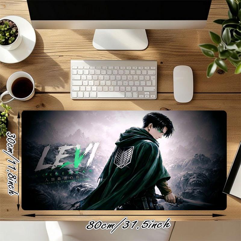 Attack Titan Xl Gaming Mouse Pad Nonslip Rubber Base Stitched Edge Waterproof Desk Mat For Pc Laptop Gamer Office Computer Accessories C929905