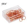 Metal Document Organizers 10PCS Rose Gold Paper Clips, Decorative Cartoon Shape Cute Office Stationery Supplies Bookmarks, Creative Documents for And