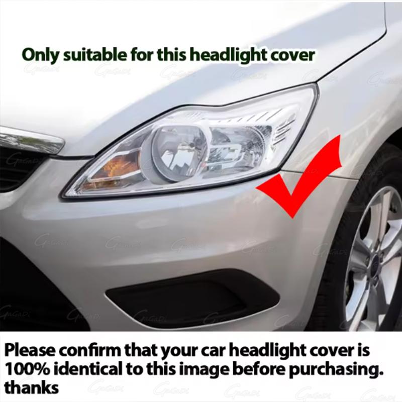 Car Headlight Glass Cover For Ford Focus C307 MK2 MK2.5 2009-2011 Transparent Headlight Lens
