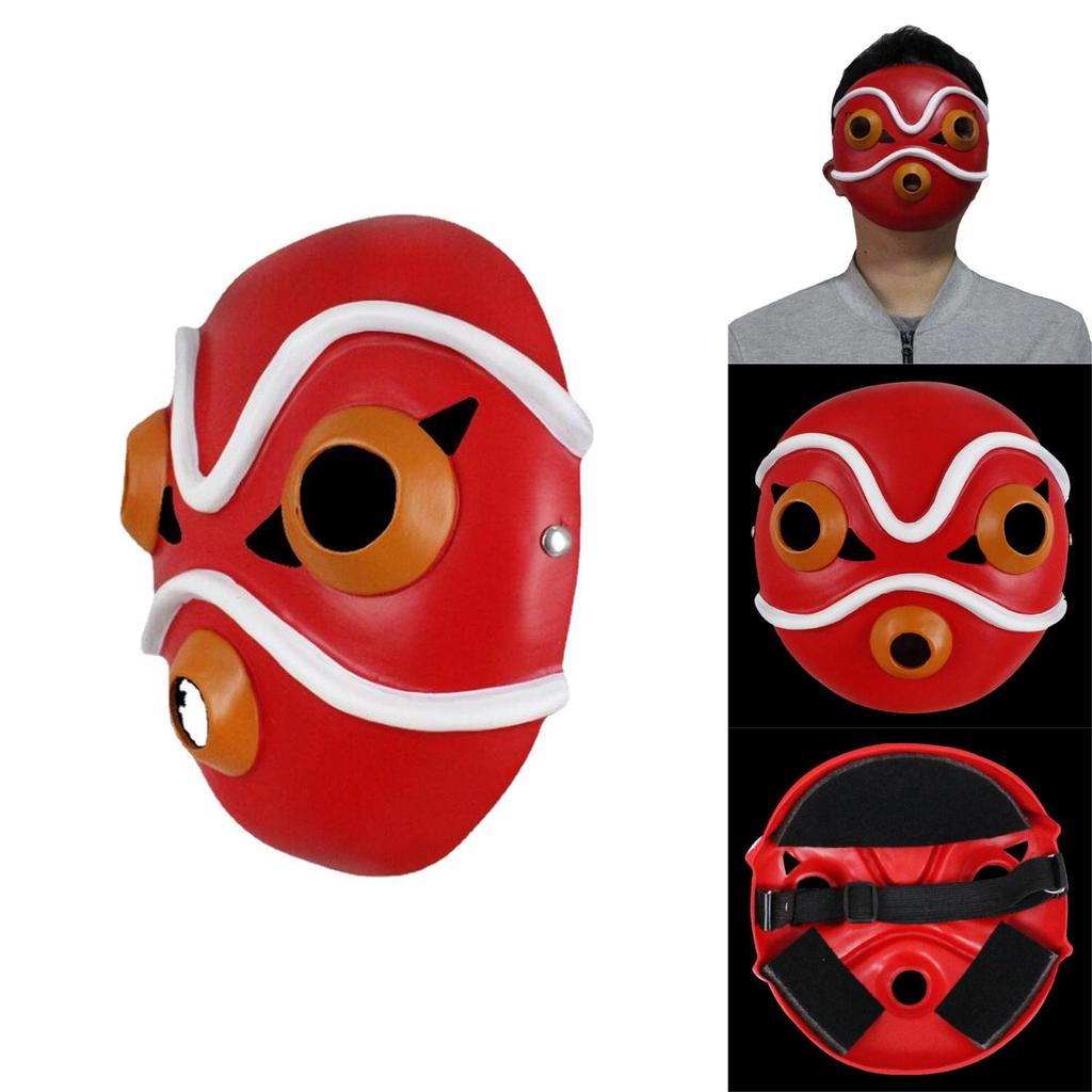 Mononoke Princess Halloween Mask Resin Costume Prop For Cosplay And Party