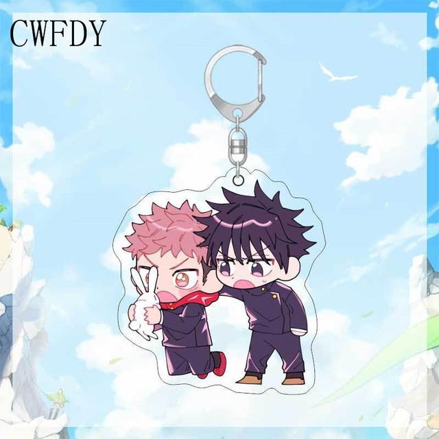 Anime Geto Suguru Ryomen Sukuna Fushiguro Toji Nanami Kento Okkotsu Yuta Inumaki Toge Acrylic Keychains Pendants Figure Toy Gift