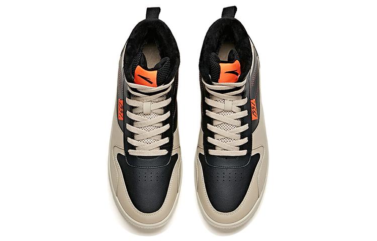 Men's Sneakers Anta Life Collection Fleece Lined Thermal Abrasion Resistant Breathable High top Skateboard