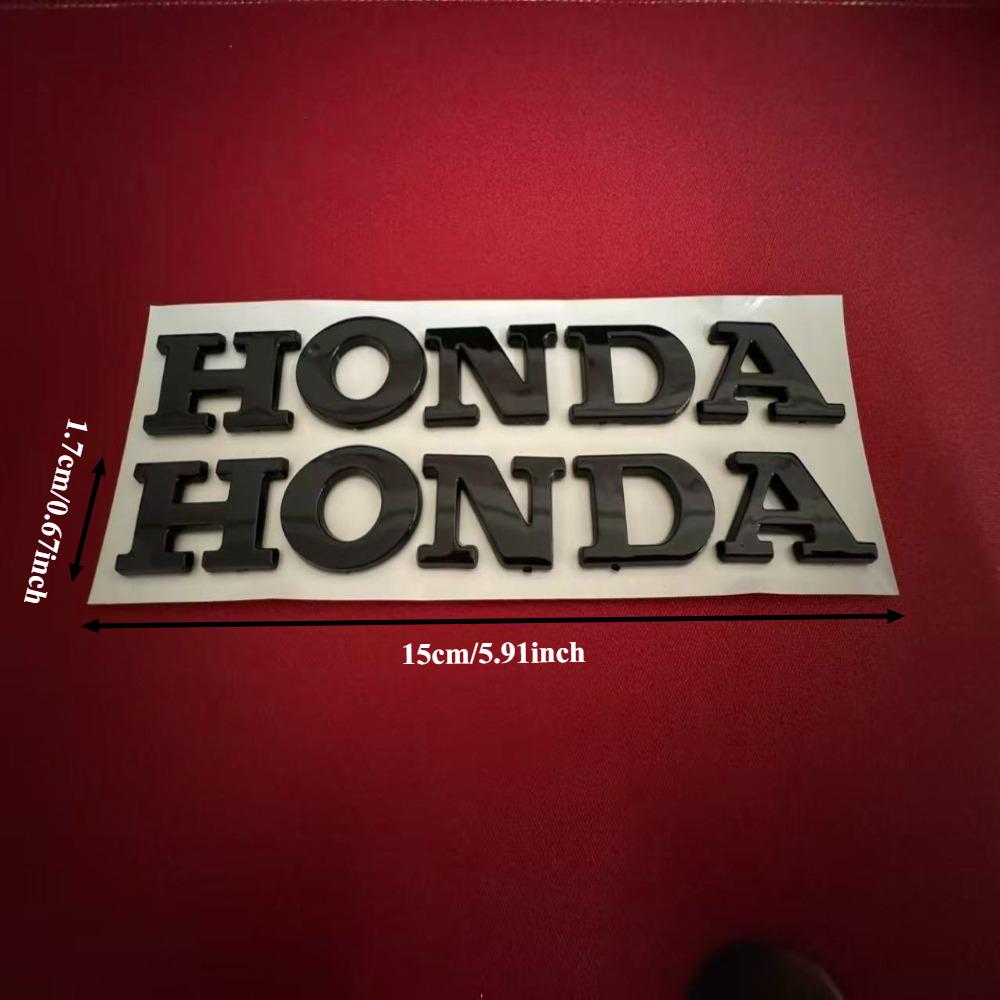 Honda Sticker Three-dimensional Electroplating HONDA Letter Waterproof Motorcycle Logo Suitable for PCX160CBR650and Other Models ajl256