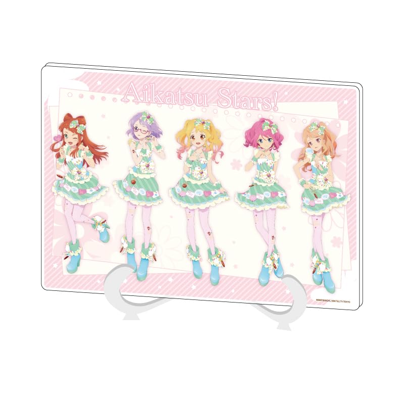 

Aikatsu 01 Коллективный дизайн, нарисованный на акриловой доске Звезды! [Новая иллюстрация] [Формат А5]