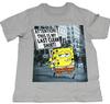 Spongebob Squarepants My Last Clean Shirt Boys Youth Grey T-shirt - NWT