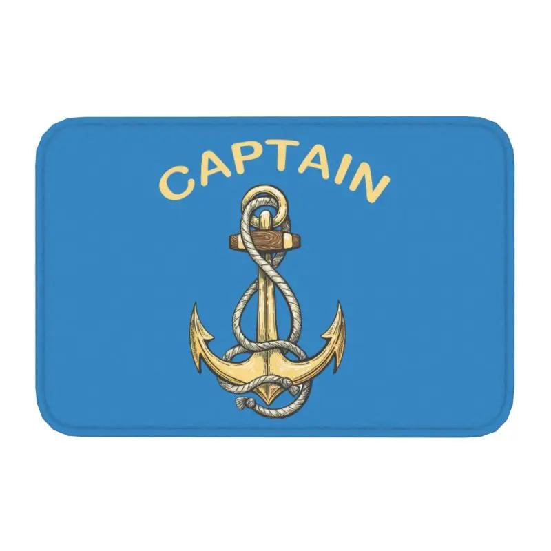 Custom Vintage Nautical Compass Doormat Non-Slip Entrance Kitchen Bath Mats Captain Anchor Boat Living Room Rug Carpet Footpad