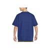 Nike SB Loose Fit Striped Short Sleeve T-Shirt Men Tops Space-Blue HJ0813-492