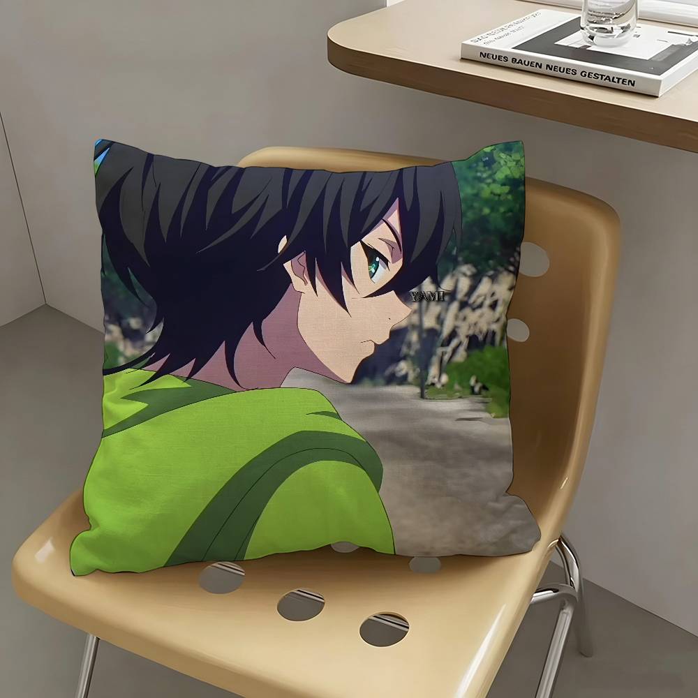 1pc Cartoon Figure Miya Chinen Pillow Case Fashion Square Pillowcase Bedroom Sofa Room Ins Decoration Leisure
