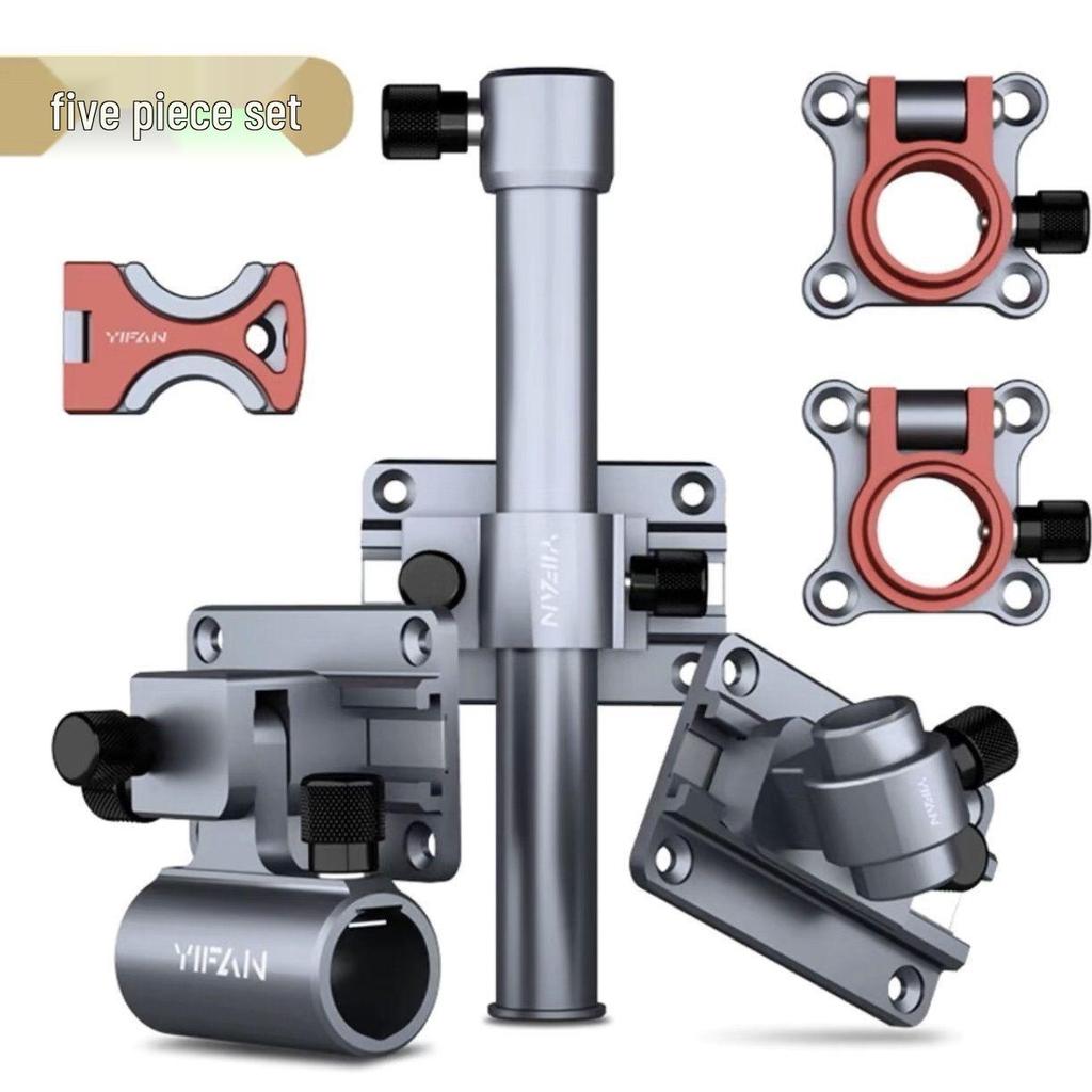 3-Piece Fishing Accessories Set: Aluminum Rod Pod Holder, Umbrella Holder, Fish Keeper, Bait Holder.