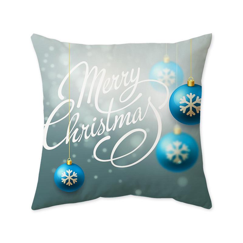 Christmas Festive Cushion Pillow Cover Ins Style Fashionable Bedroom Living Room Sofa Decorative Pillow Cover