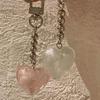 Heart Transparent Phone Keychain