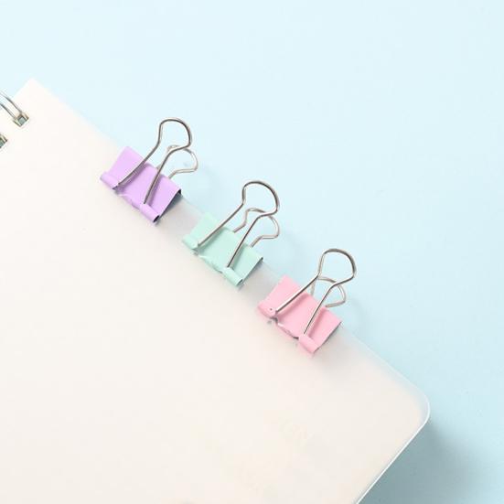 1 Set Paper Clip Durable Rustproof Dovetail Clamp I-shaped Nail Set with Storage Box for Office School Organization