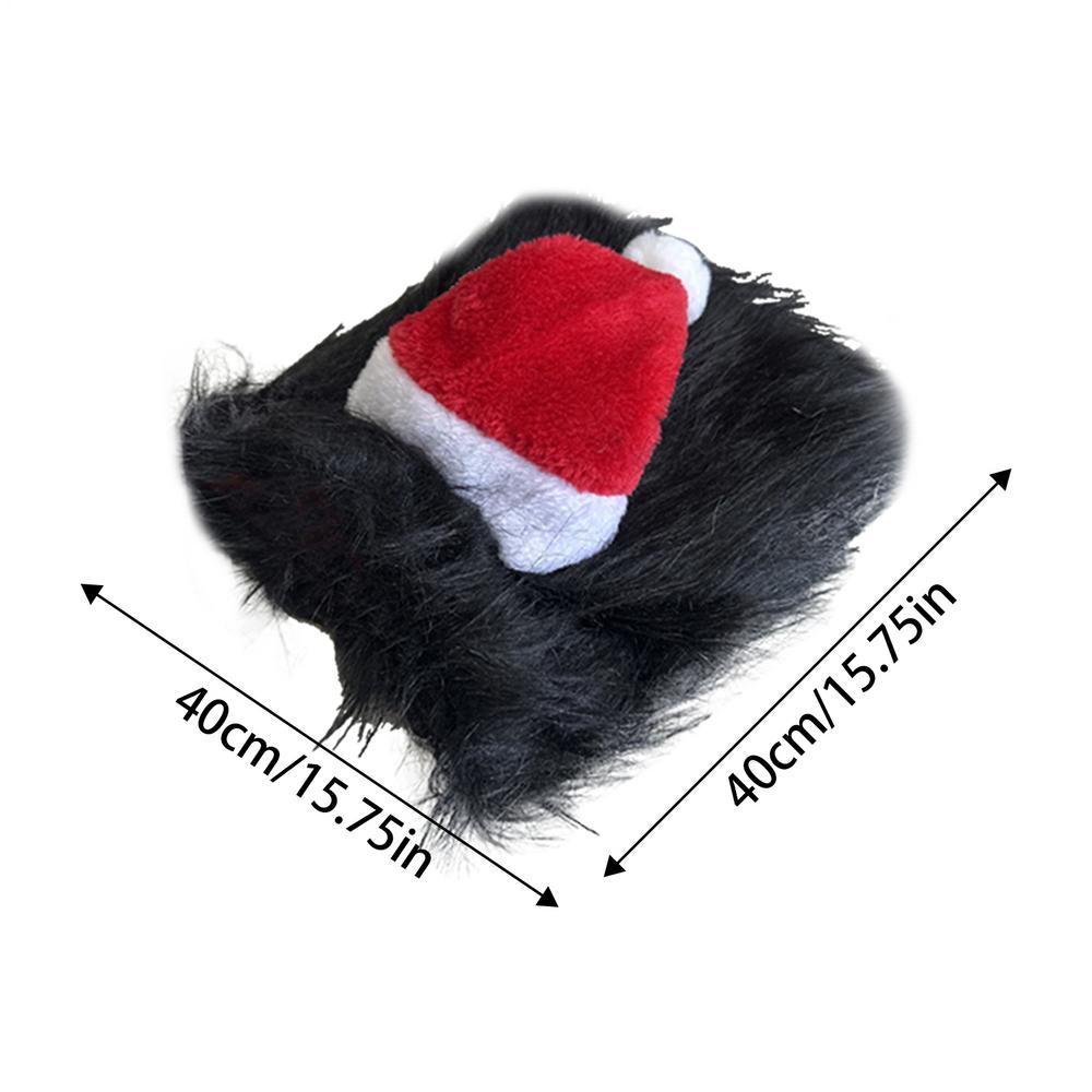 Dog Christmas Hat Dog Christmas Red Hat Pet Costume For Winter Days Night Outside Family Friends Youth Teens Girls Boys Kids