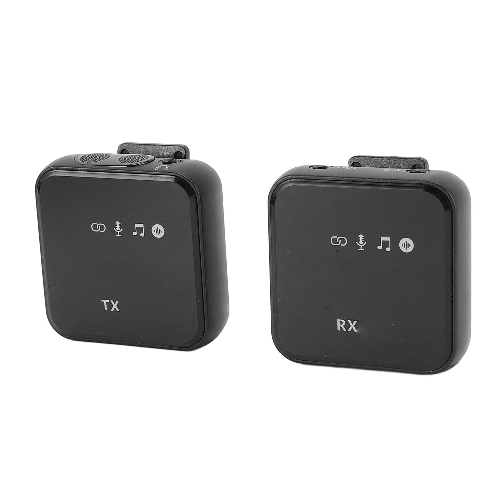 

Беспроводной петличный микрофон 2.4G с шумоподавлением, радиус действия 30 м, 10-часовое автоматическое сопряжение, система петличного микрофона для