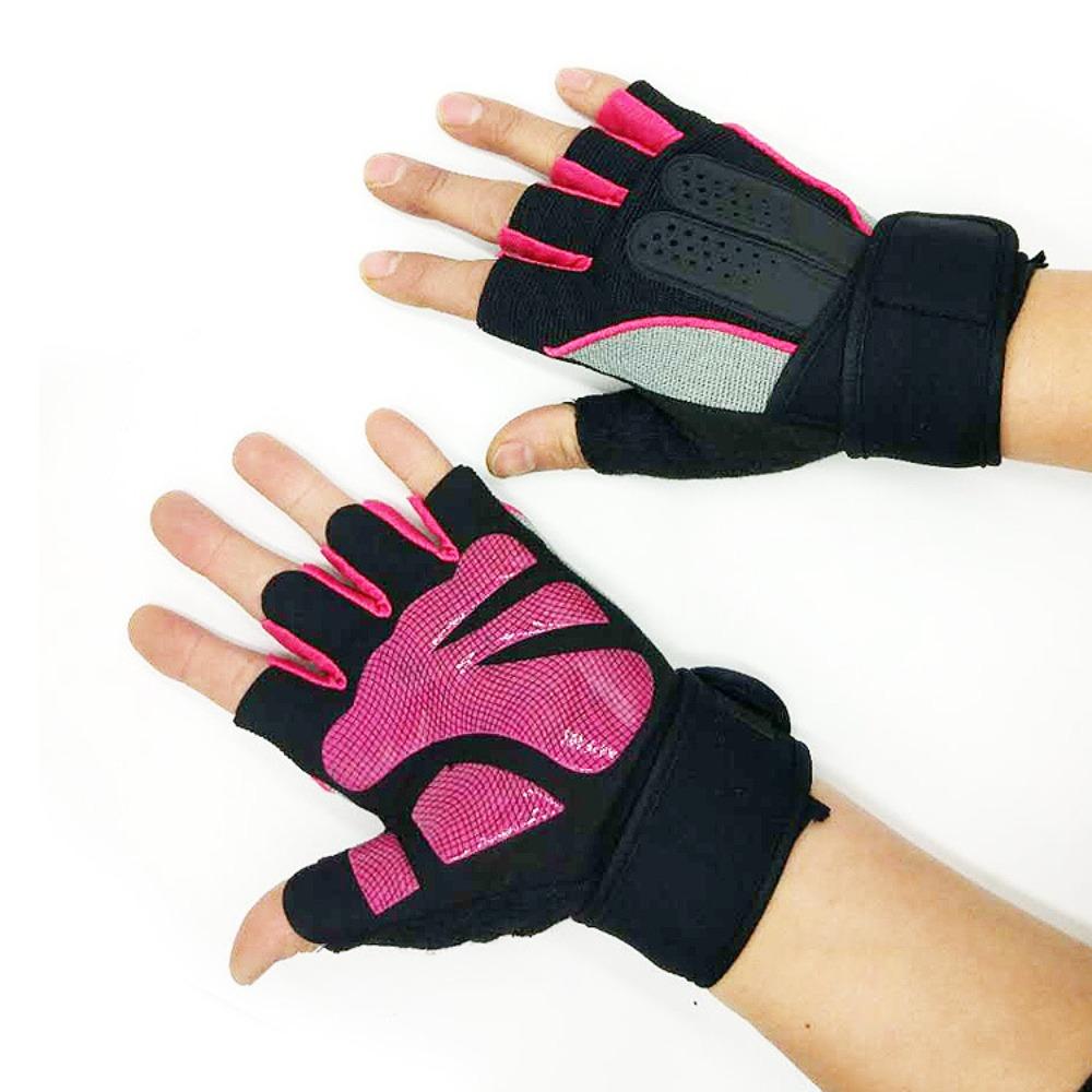 Gloves Men and Women Half Finger Non-slip Wrist Guards Silicone Non-slip Breathable Weightlifting Outdoor