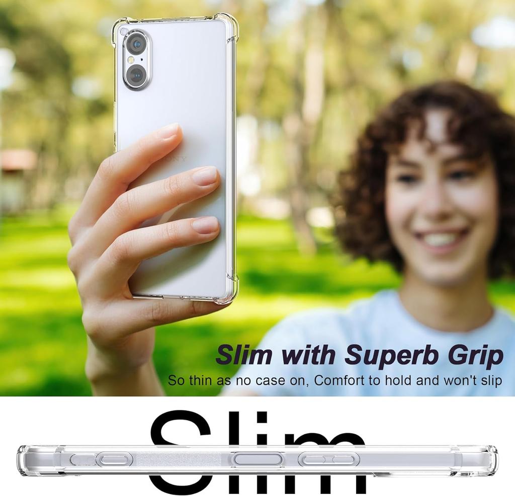TPU Transparent Phone Case for Sony Xperia 1 VII VI V 5 IV 10 III II Protective Cover Shockproof Fundas Capa Coque