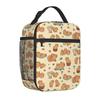 The Cute Capybara Loves Foam Tea Insulated Lunch Bag for Travel School Picnic Portable Food Container Portable Thermal Lunch Box