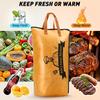 Dupont Papier Grilltasche Outdoor Picknick Isolationsbeutel Ölfest und Wasserdicht Dicke Aluminiumfolie Großvolumige Grill-Isolationsbeutel