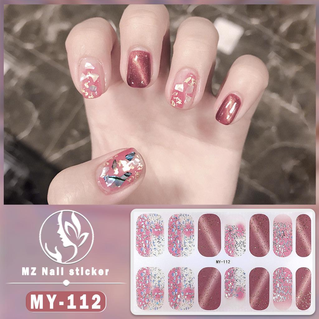 3D Waterproof Gel Nail Polish Film – Diamond & Laser Nail Art Stickers