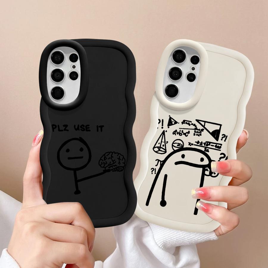 Interesting Cartoon Case for Samsung Galaxy S25 S21 S24 S22 Ultra S20 FE S23 Plus A25 A26 Soft Phone Cover A24 A35 A55 A36 A34