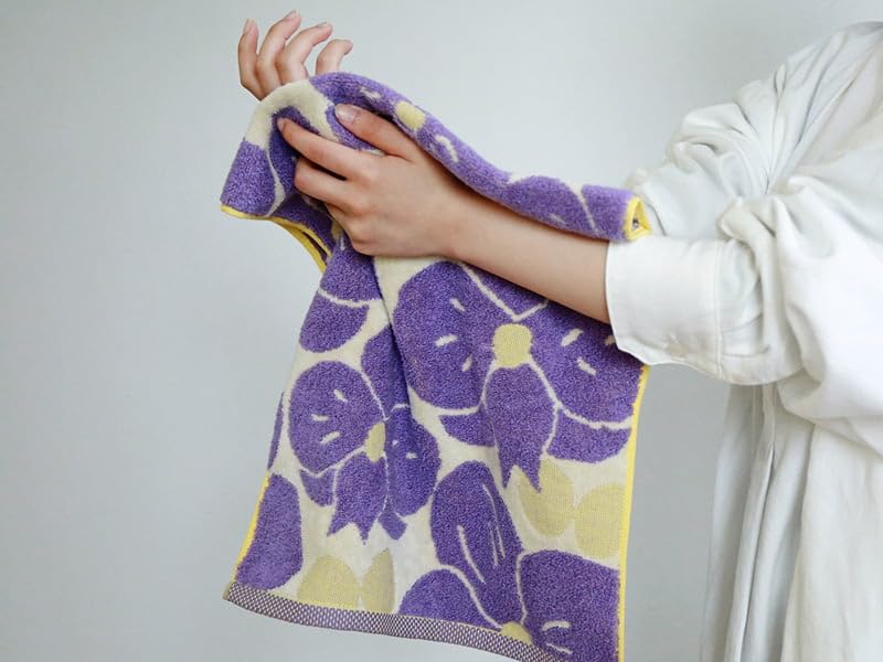 Imabari Handtuch Iori Phalaenopsis Ran Gesichtstuch (lila)