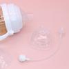 Purea Hegen Baby Bottle Compatible Spout Faucet 2p + Weight Straw 2p Set, Transparent, 1 Set