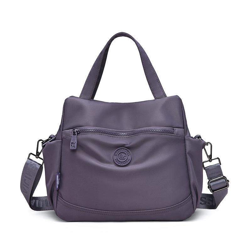 

Stylish Tote Bag with Adjustable Shoulder Strap and Multiple Pockets for Daily Use and Casual Outings Small фиолетовый