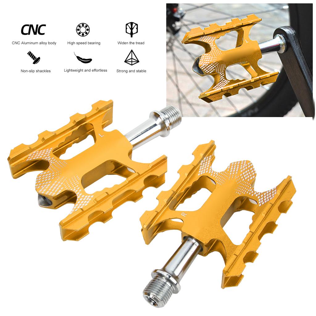 WAKE   3 Bearing Aluminum Alloy Pedal   Mountain Bike Bearing Pedals