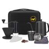 26-Year-old New Hand-brewed Coffee Set Outdoor Camping Simple Stainless Steel Coffee Set 9-piece Set