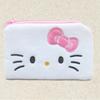 Daiso Hello Kitty Flache Stickerei Geldbörse