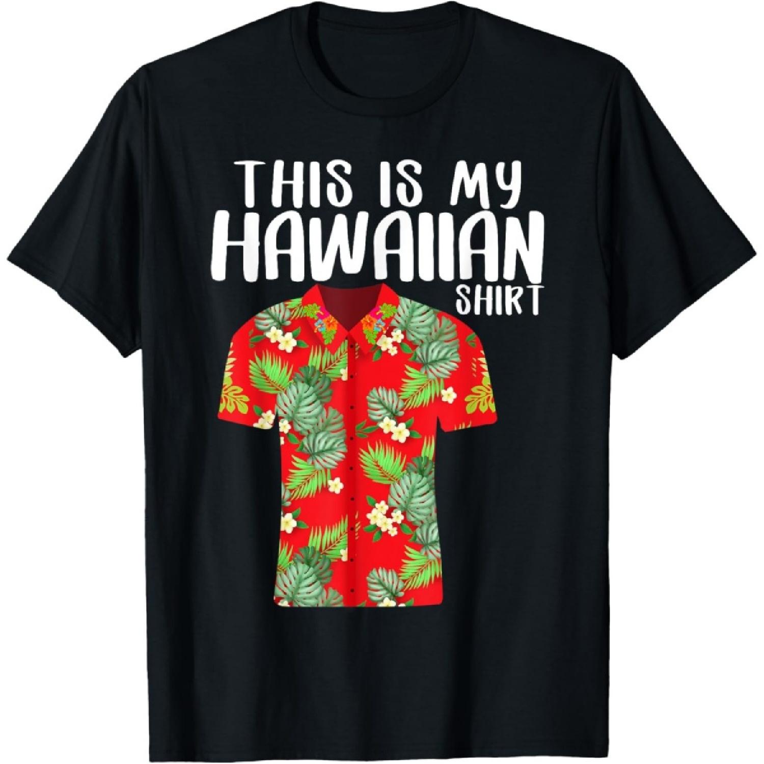 Это моя гавайская рубашка Тропическая смешная гавайская футболка S