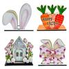 Easter Napkin Holder for Table Decor, Cute Paper Towel Holder, Freestanding Napkin Dispenser for Kitchen Dinner Restaurant Bar Easter Decoration