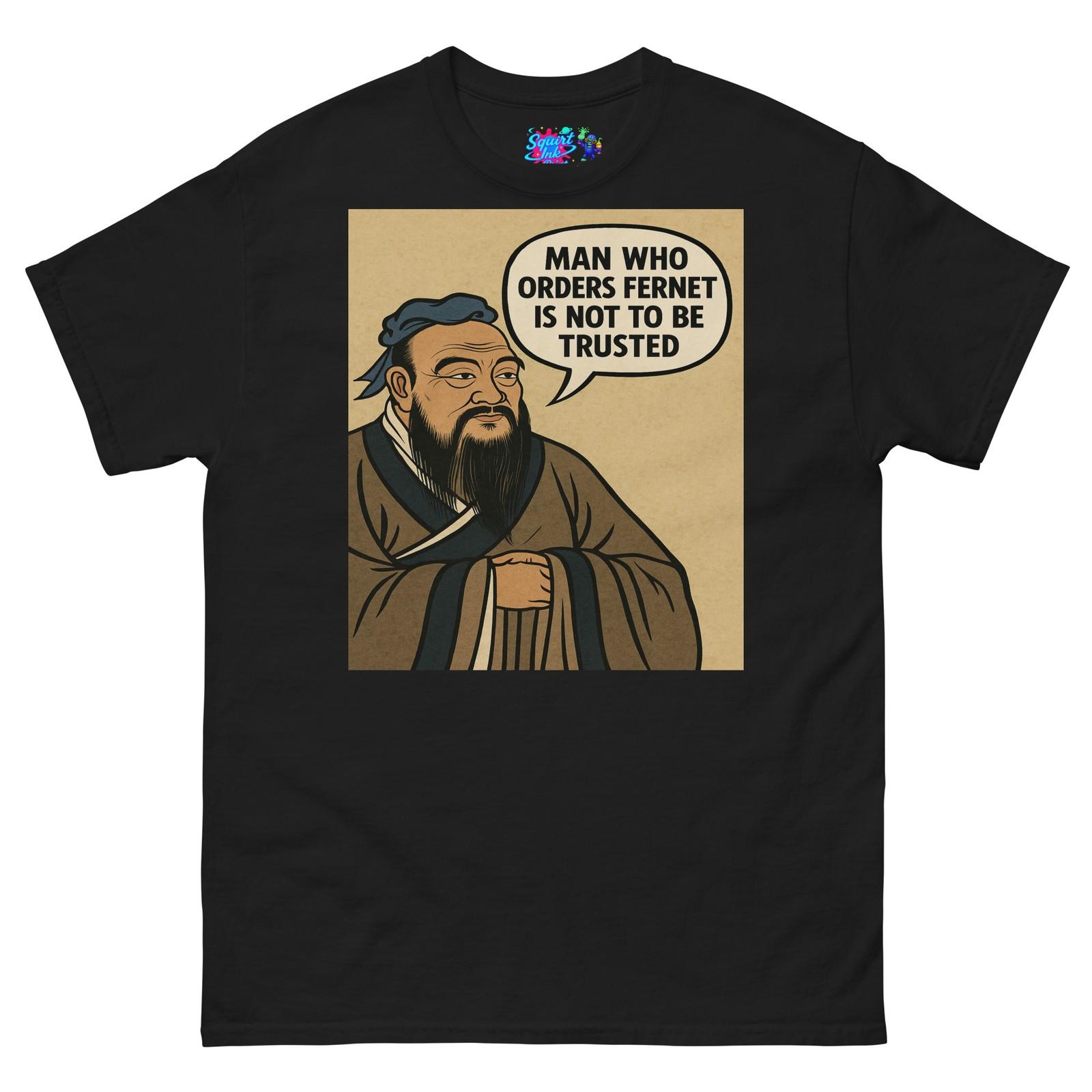 Confucius Knows Best Funny Drinking T Shirt Mens Womens Tees Top 4XL