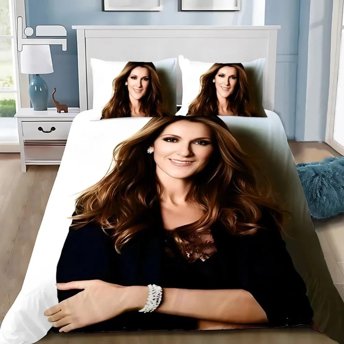 

Comforter Rapper Singer C-Celines Dion Bedding Set Bedroom Soft Modern S Comefortable Kids And Comforter (quilt)-EU Single(135*200cm)3pcs