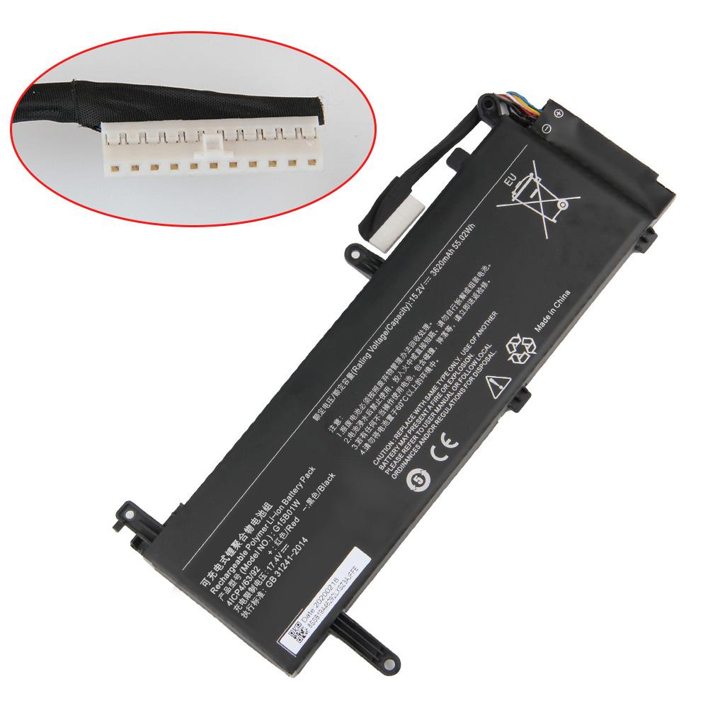 NEW Replacement Battery For Xiaomi Notebook 15.6" TM1705 TM1801 GTX1050Ti/1060 171502-AK/AN/AA/I G15B01W Laptop Battery 3620mAh
