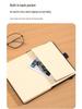 A7 Black Portable A6 Notebook for Students - Mini Pocket-Sized, Simple, Handy Carry-On