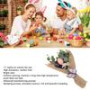 Easter Egg Decoration Bouquet Lifelike Multifunctional with LED Lights Creative Handmade Foam Plastic for Home
