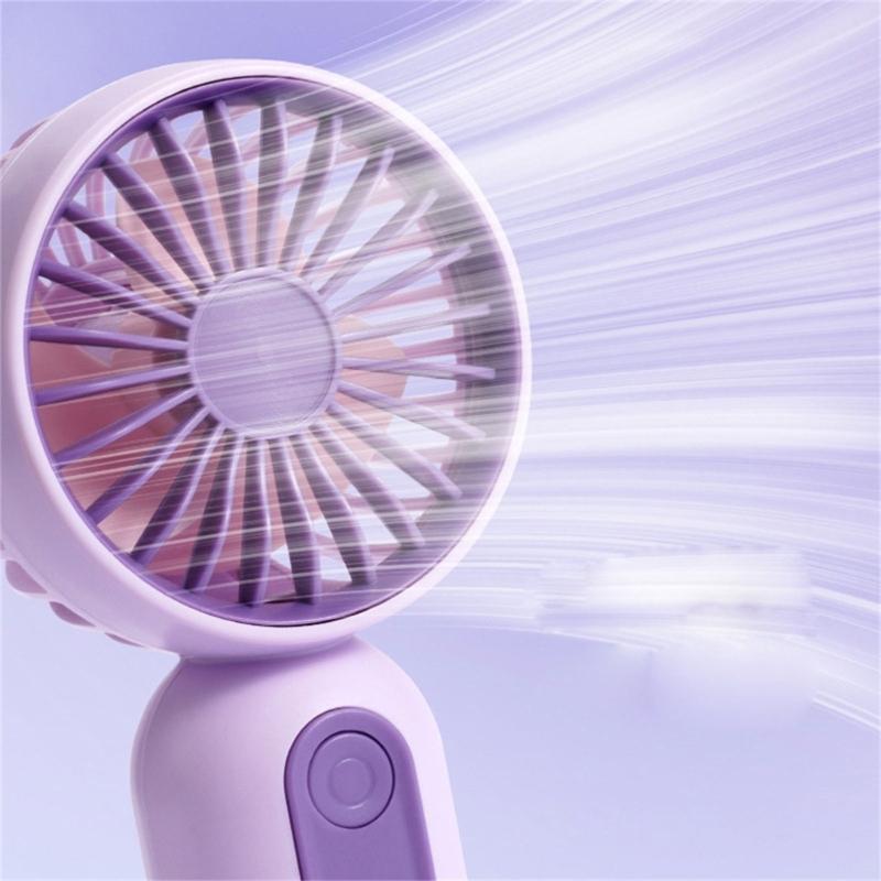 Convenient USB Fan Lightweight Cooling Fan Camping Fan Small Handhelds Fan Plastic Office Fan Perfect for Everyday Use