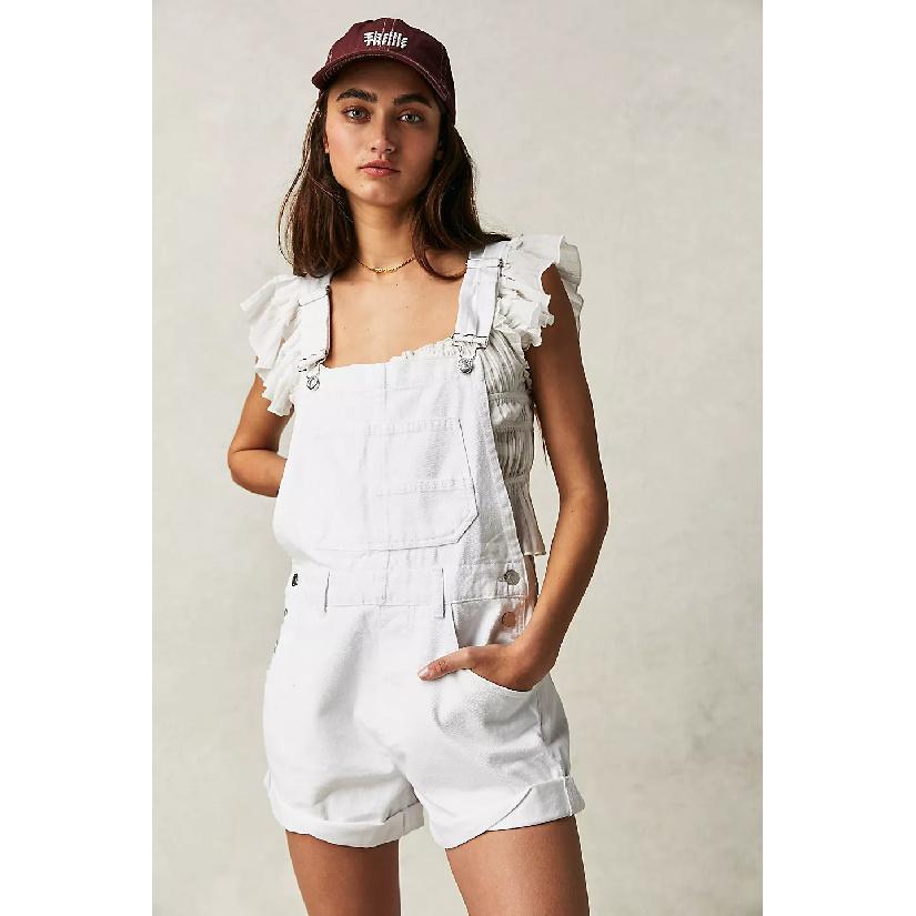 2026 New Loose Multi-Pocket Overalls Shorts Fashionable Casual Denim Pants for Women
