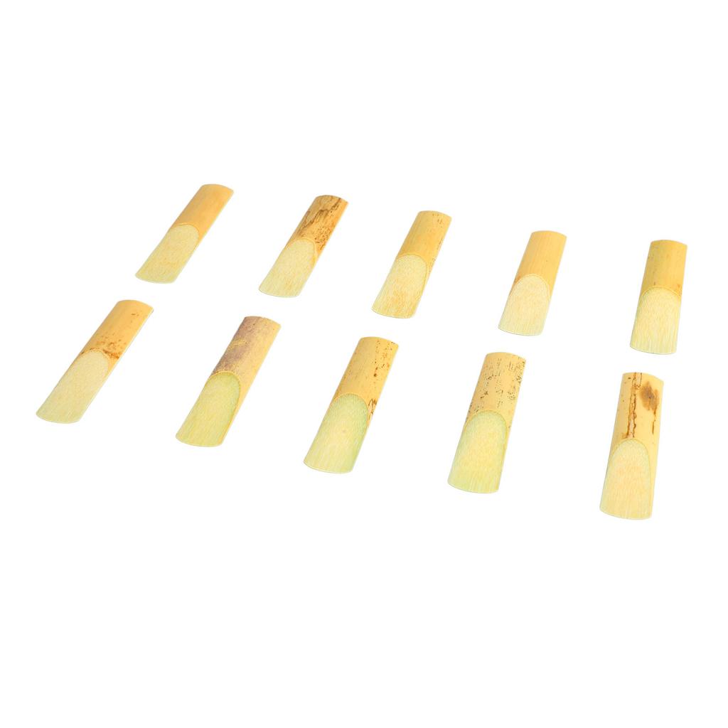 10 Pcs Alto Saxophone Reed Professional Traditional Reed Accessory for Alto Saxophone Strength No. 3