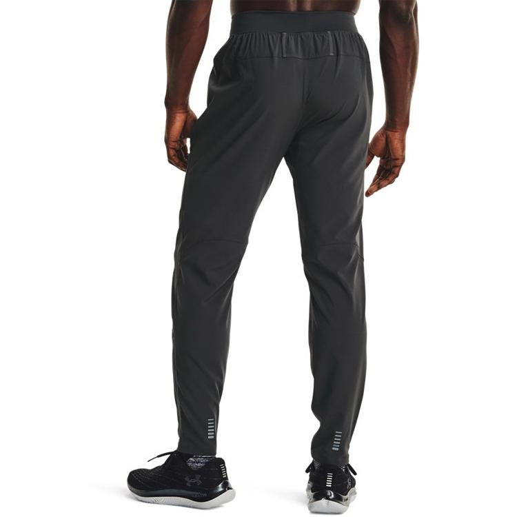 Under Armour Reflective Training Running Pants Men Bottoms Grey 1365669-010