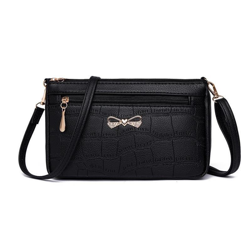 Women's Bags Are Versatile, New Messenger Bags, High-end Underarm Bags, Simple Bows, Large-capacity Shoulder Bags.