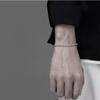 Hip Hop Wists Chain Men's Titanium Steel Thin Bracelet Fashion Classic Jewelry Daily Party Holiday Gift