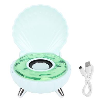 Bluetooth Hoparlör Eşsiz Deniz Kabuğu Şekli Renkli Gece Işığı ile Stereo Hoparlör 1200mah için