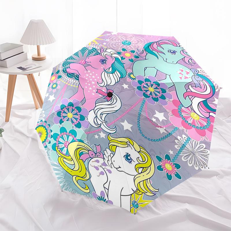 

Unicorn Fantasy Floral Umbrella:Automatic Opening&Closing,Foldable Design,8 Rib Structure,Perfect Gift for Fans and Travelers0104060a